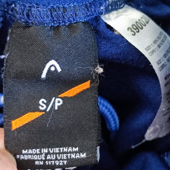 Head athletic long short blue men's size S - Picture 5 of 9